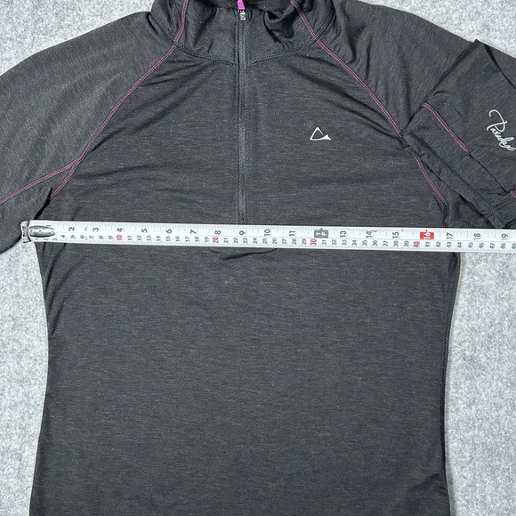 Paradox Merino Blend 1/4 Zip Dri-Release Pullover Mens Medium Black Base Later - Picture 2 of 16